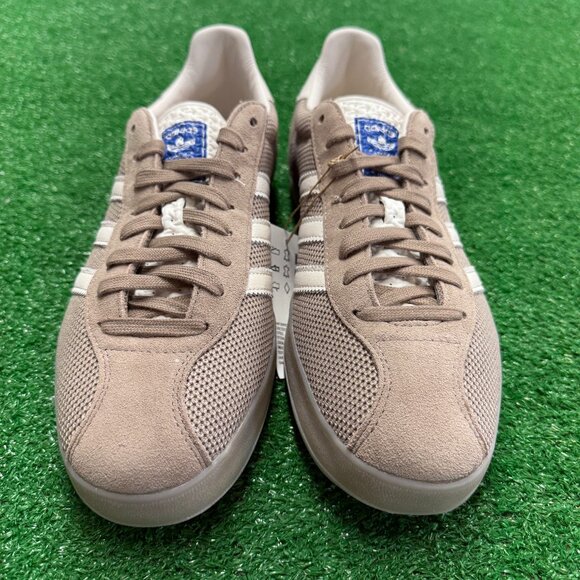 Adidas Gazelle Indoor Pro Brown Shock Yellow Charcoal Mens JS0666 NEW Multi Sz - Picture 2 of 4